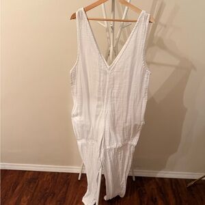 White Oneil cover up Jumpsuit